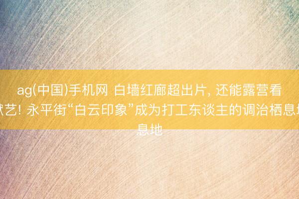 ag(中国)手机网 白墙红廊超出片， 还能露营看献艺! 永平街“白云印象”成为打工东谈主的调治栖息地